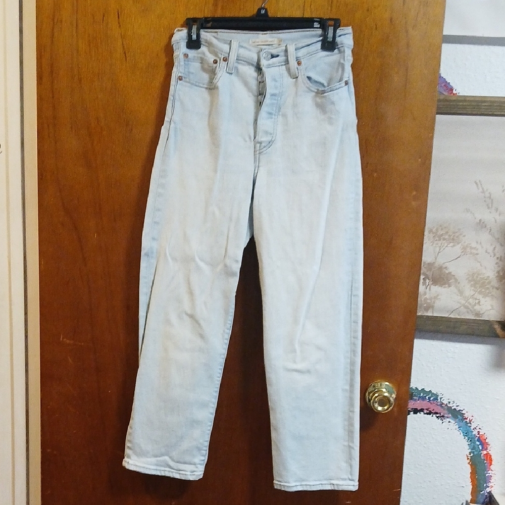 Levi's Light Blue Straight Leg Jeans